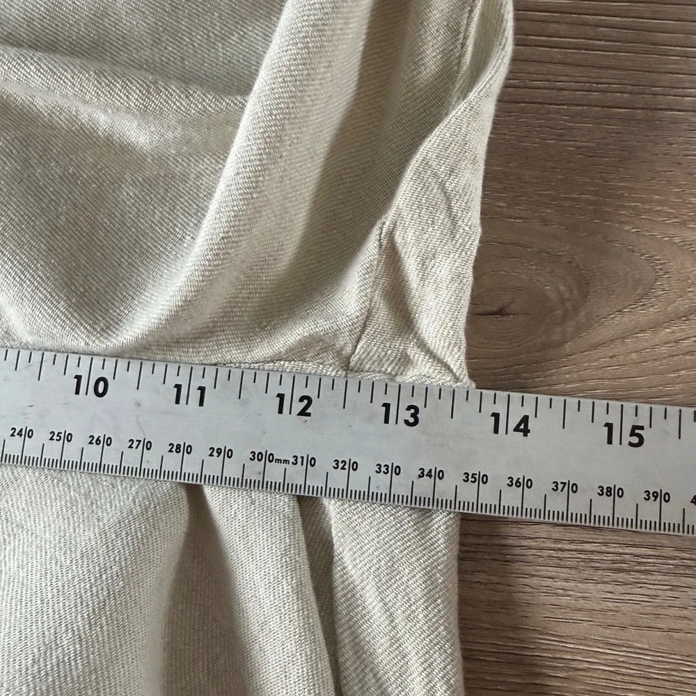 Tommy Bahama Linen Blend Casual Pants Mens XL Beige Resortwear Beach Coastal